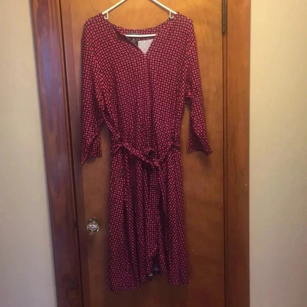 NWOT Lands End 3/4 Sleeve Aline Dress. Size 1X
